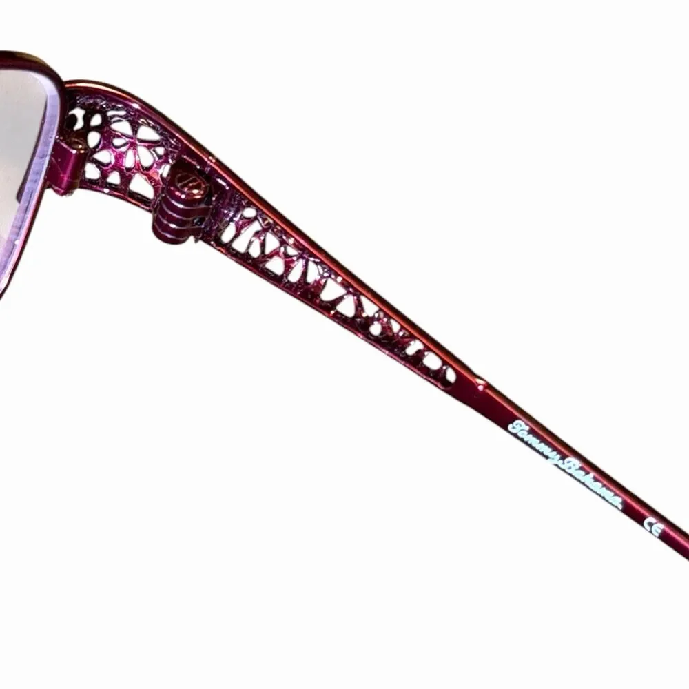 Tommy Bahama TB170 Merlot Womens Eyeglasses Frames Filigree Red 52-17-140 mm